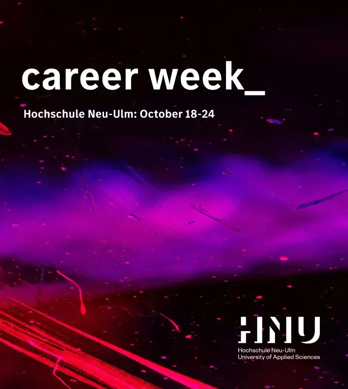 Meet us at: Careerweek HNU October 18-24