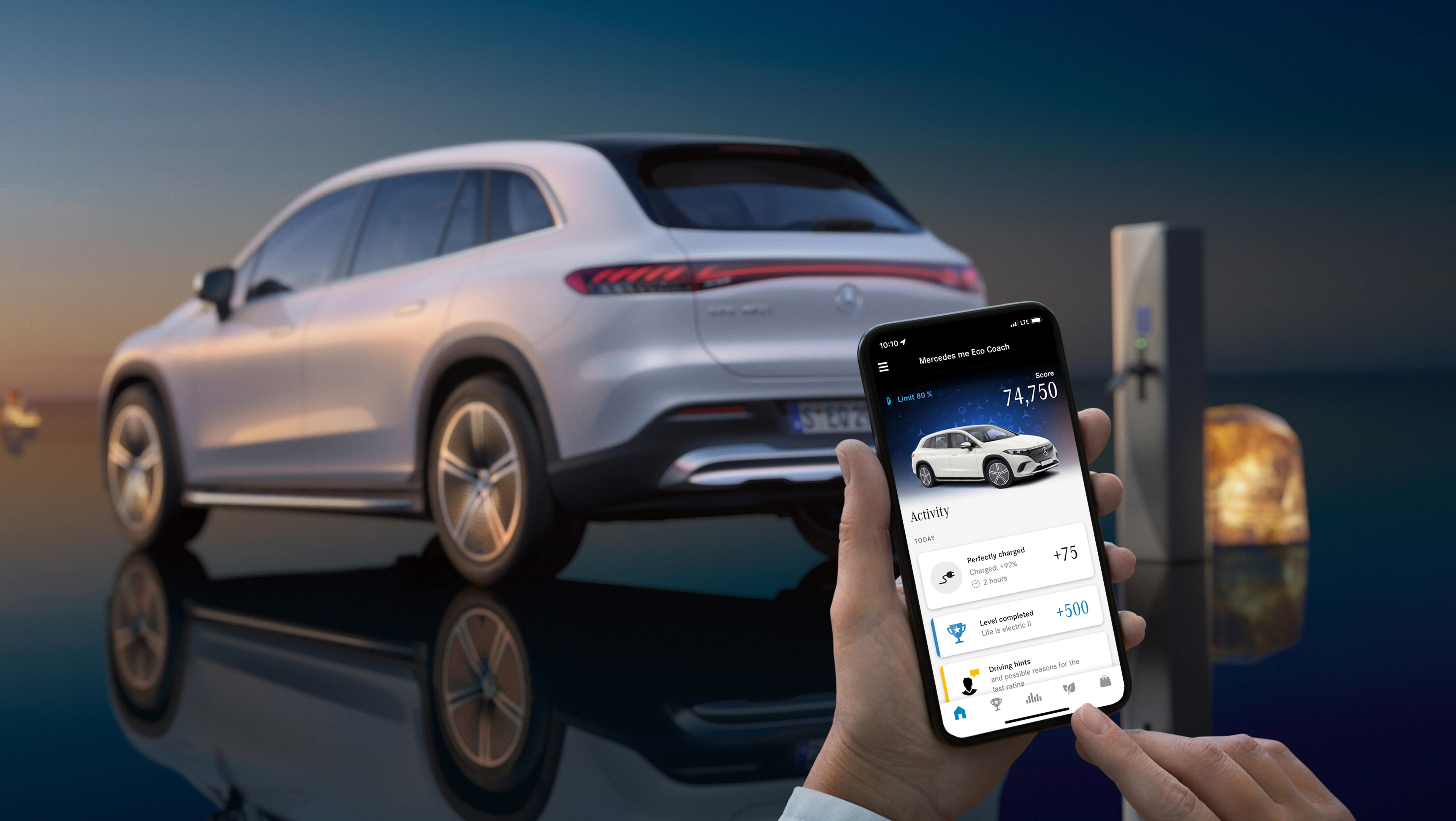 Mercedes eqc online mobile